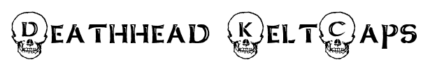 Deathhead KeltCaps font